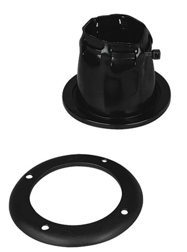 [BM-1643756] Kabeldurchführung schwarz verstellbar mit Ring  85 x 105mm